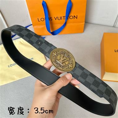 LOUIS VUITTON   2024新款時尚皮帶  3.5CM