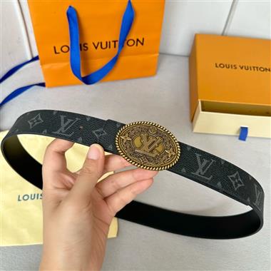 LOUIS VUITTON   2024新款時尚皮帶  3.5CM