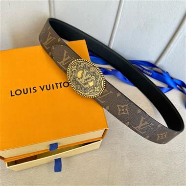 LOUIS VUITTON   2024新款時尚皮帶  3.5CM