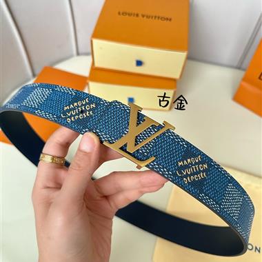 LOUIS VUITTON   2024新款時尚皮帶  4.0CM