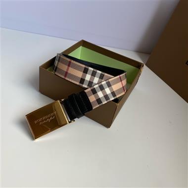 BURBERRY    2024新款時尚皮帶  3.5CM