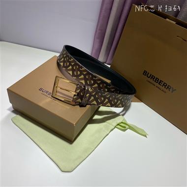 BURBERRY    2024新款時尚皮帶  3.5CM