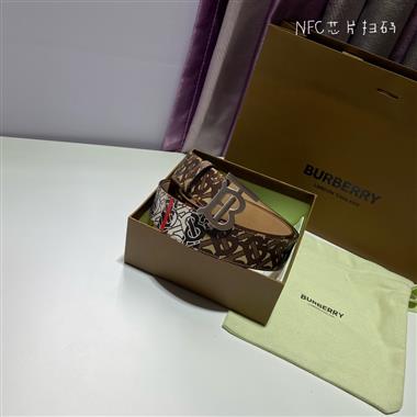 BURBERRY    2024新款時尚皮帶  3.5CM