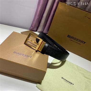 BURBERRY    2024新款時尚皮帶  3.5CM