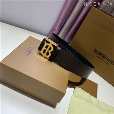 BURBERRY    2024新款時尚皮帶  4.0CM