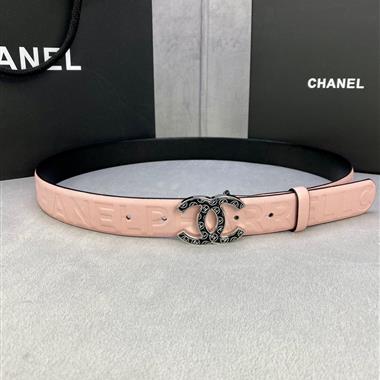 CHANEL   2024新款時尚皮帶  3.0CM