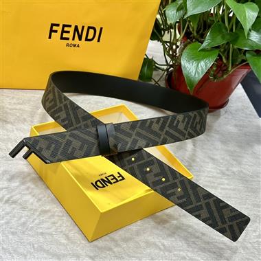 FENDI   2024新款時尚皮帶   4.0CM