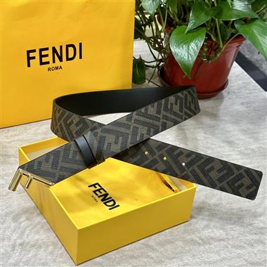 FENDI   2024新款時尚皮帶   4.0CM