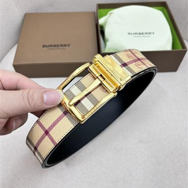 BURBERRY   2024新款時尚皮帶   3.5CM