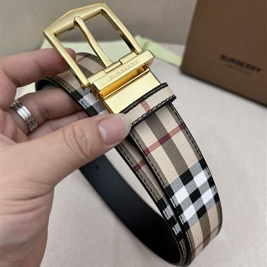 BURBERRY   2024新款時尚皮帶   3.5CM