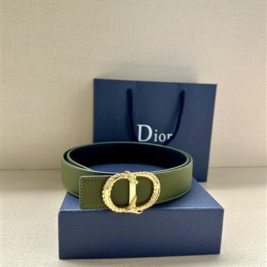 DIOR   2024新款時尚皮帶  3.5CM