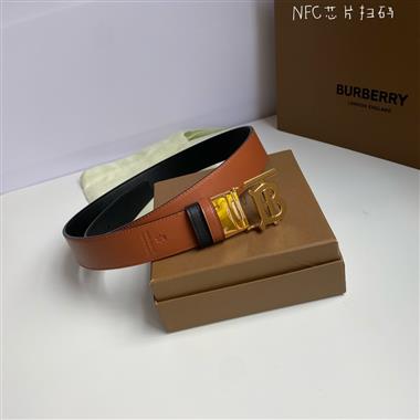 BURBERRY    2024新款時尚皮帶  3.5CM