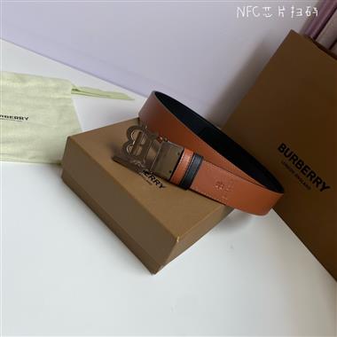 BURBERRY    2024新款時尚皮帶  3.5CM