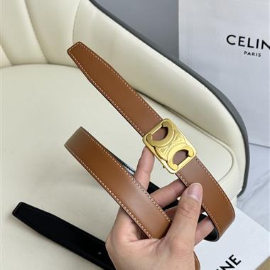 CELINE   2024新款時尚皮帶  2.5CM