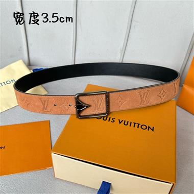 LOUIS VUITTON    2024新款時尚皮帶   3.5CM