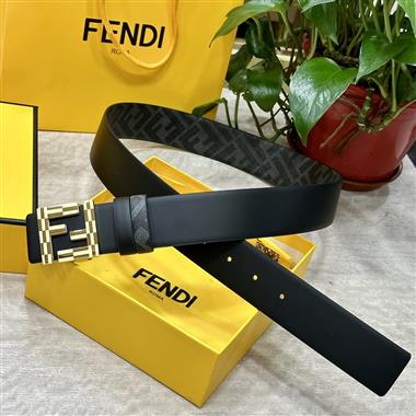 FENDI   2024新款時尚皮帶   4.0CM