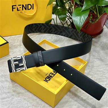 FENDI   2024新款時尚皮帶   4.0CM