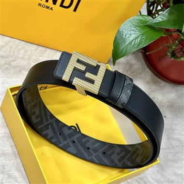 FENDI   2024新款時尚皮帶   4.0CM