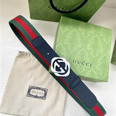 GUCCI    2024新款時尚皮帶   4.0CM