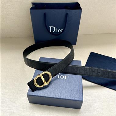 DIOR   2024新款時尚皮帶  3.5CM