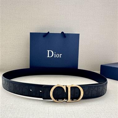 DIOR   2024新款時尚皮帶  3.5CM