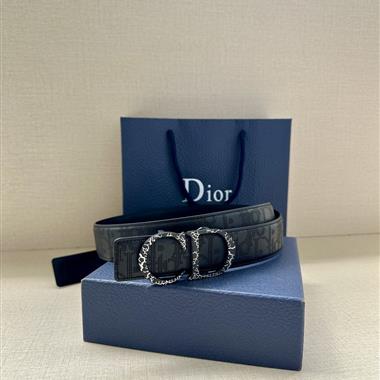 DIOR   2024新款時尚皮帶  3.5CM