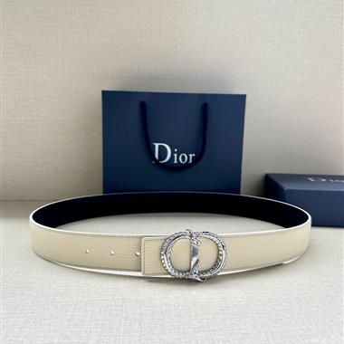 DIOR   2024新款時尚皮帶  3.5CM