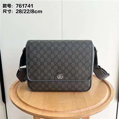 GUCCI    2024新款男生時尚包包 尺寸:28*22*8CM