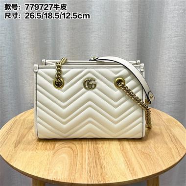 GUCCI    2024新款女生時尚包包 尺寸:26.5*18.5*12.5CM