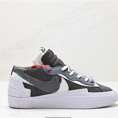 Sacai x Nike Blazer Mid 經典百搭中幫開拓者休閑運動板鞋 