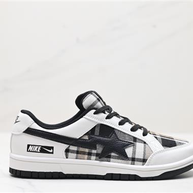 Nike A BATHING APE SK8 Sta 猿人頭 系帶圓頭 休閑百搭 時尚板鞋