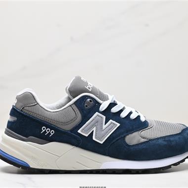 New Balance NB 999系列 圓頭系帶減震防滑透氣低幫跑步鞋