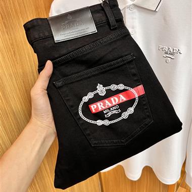 PRADA   2024秋冬新款休閒牛仔褲