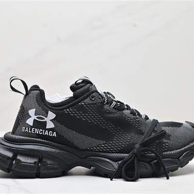 Balenciaga x Under Armour 3XL 舒適復古 防滑耐磨低幫 生活休閑鞋