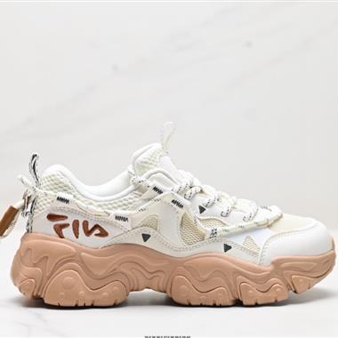 FILA  FLUID 5 貓爪5.0 簡約舒適 防滑耐磨低幫老爹鞋