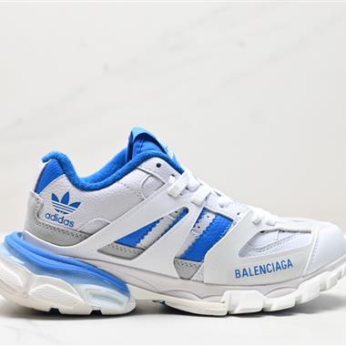 Adidas originals x Balenciaga  Track Forum圓頭系帶 防滑 低幫 老爹鞋