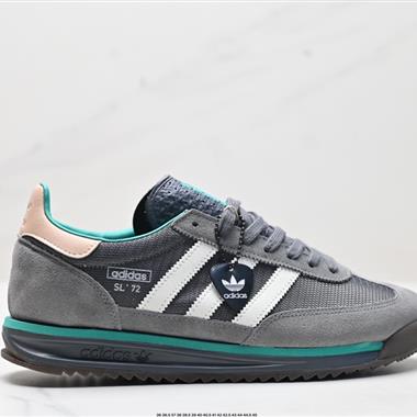 Adidas SL 72 RS 三葉草復古休閑跑步鞋休閑運動鞋