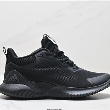 Adidas Alphabounce 阿爾法高彈馬牌鯊魚鰓紋大底休閑運動慢跑鞋