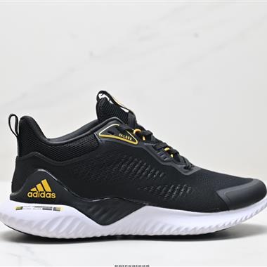 Adidas Alphabounce 阿爾法高彈馬牌鯊魚鰓紋大底休閑運動慢跑鞋