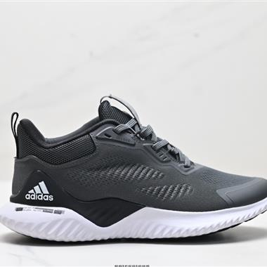 Adidas Alphabounce 阿爾法高彈馬牌鯊魚鰓紋大底休閑運動慢跑鞋