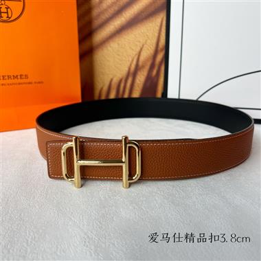 HERMES   2024新款時尚皮帶 3.8CM