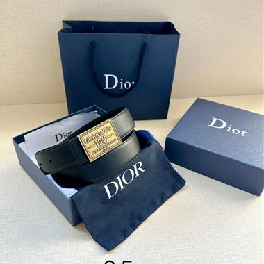 DIOR   2024新款時尚皮帶  3.5CM