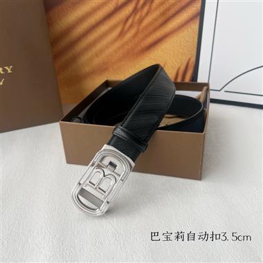 BURBERRY   2024新款時尚皮帶  3.5CM