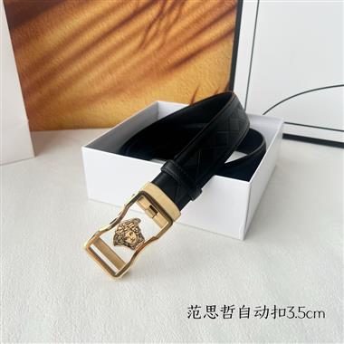 VERSACE   2024新款時尚皮帶  3.5CM