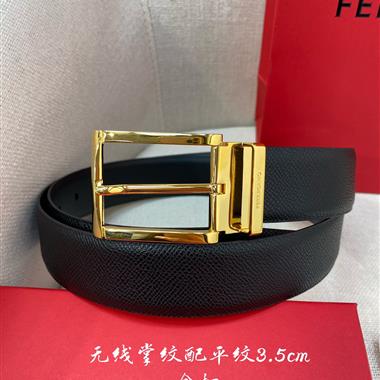 Ferragamo   2024新款時尚皮帶  3.5CM