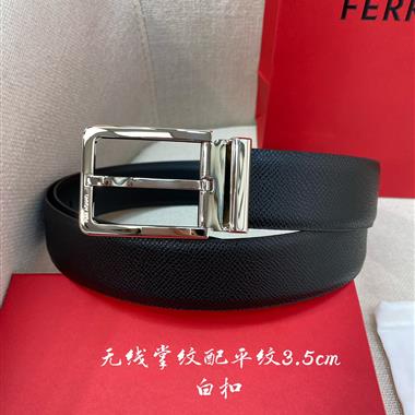 Ferragamo   2024新款時尚皮帶  3.5CM