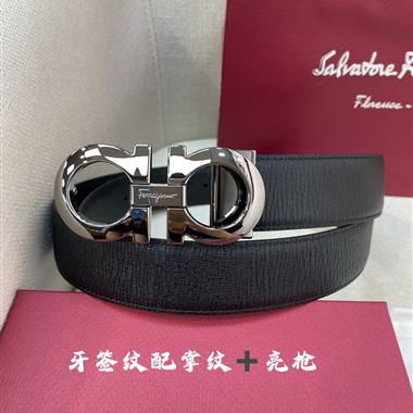 Ferragamo   2024新款時尚皮帶  3.5CM