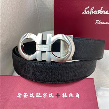 Ferragamo   2024新款時尚皮帶  3.5CM