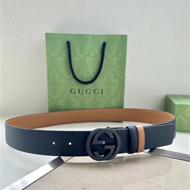 GUCCI   2024新款時尚皮帶  4.0CM