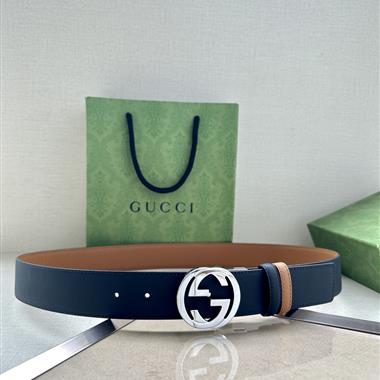 GUCCI   2024新款時尚皮帶  4.0CM